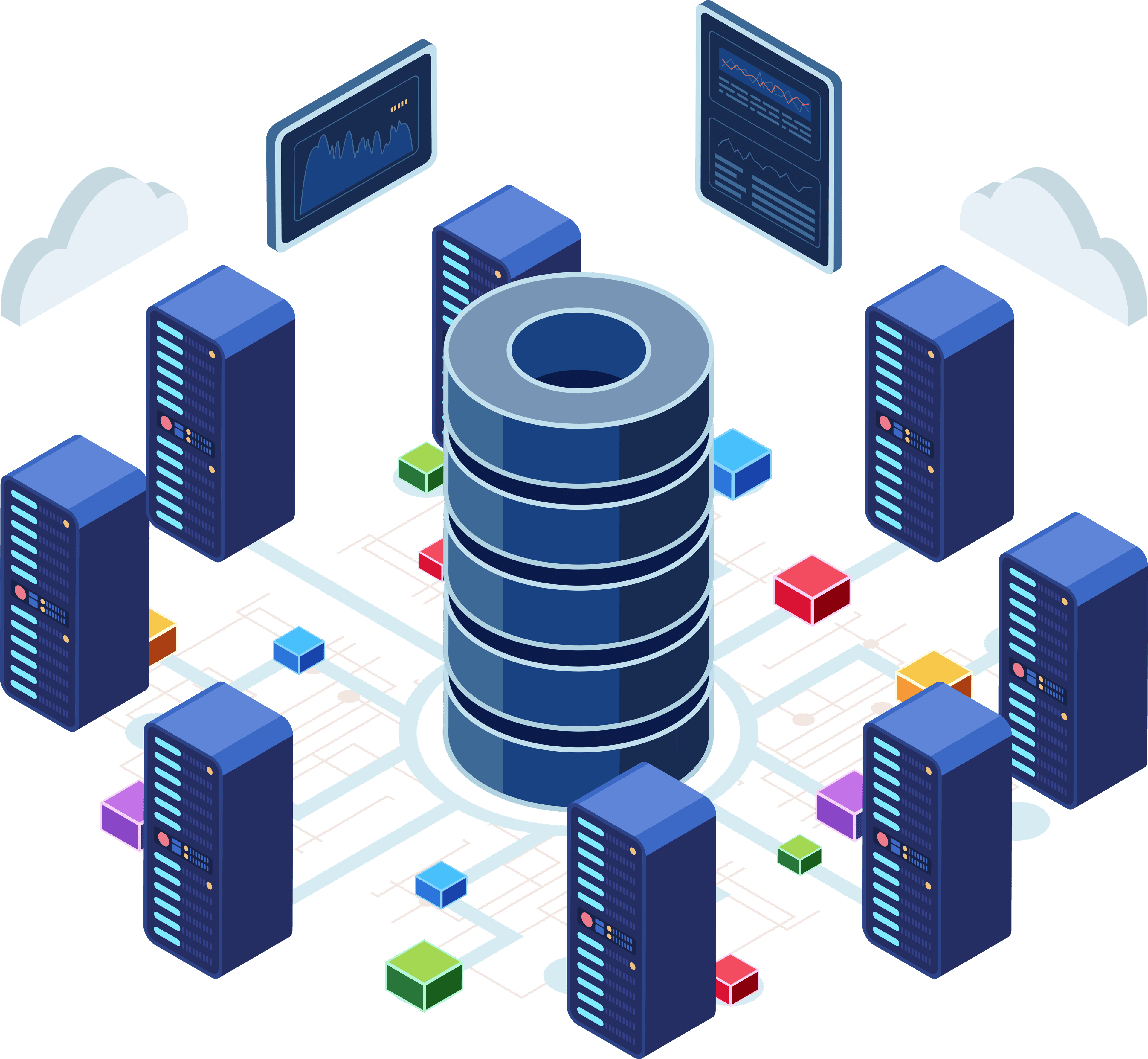 Hybrid cloud infrastructure visualization
